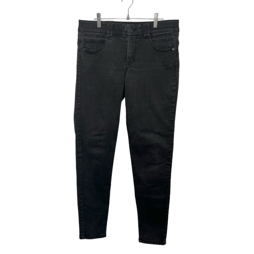 Democracy Abroad Solution Black Mid Rise Skinny Stretch Jeans Women’s 10 - Picture 4 of 13